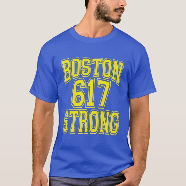 Camiseta Boston 617 Strong (Frente)