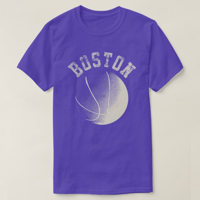 Camiseta Boston Basball Retro City Estado de Massachusetts  (Frente do Design)