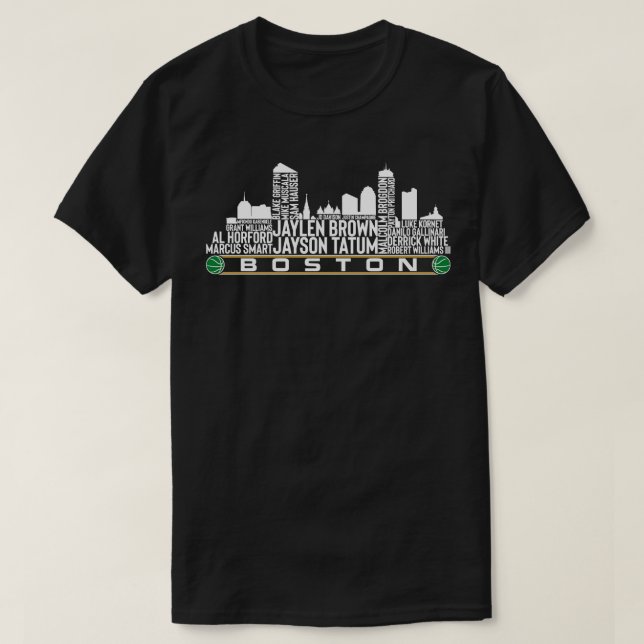 Camiseta Boston Basball Team 23 Player Roster - Boston Cit (Frente do Design)