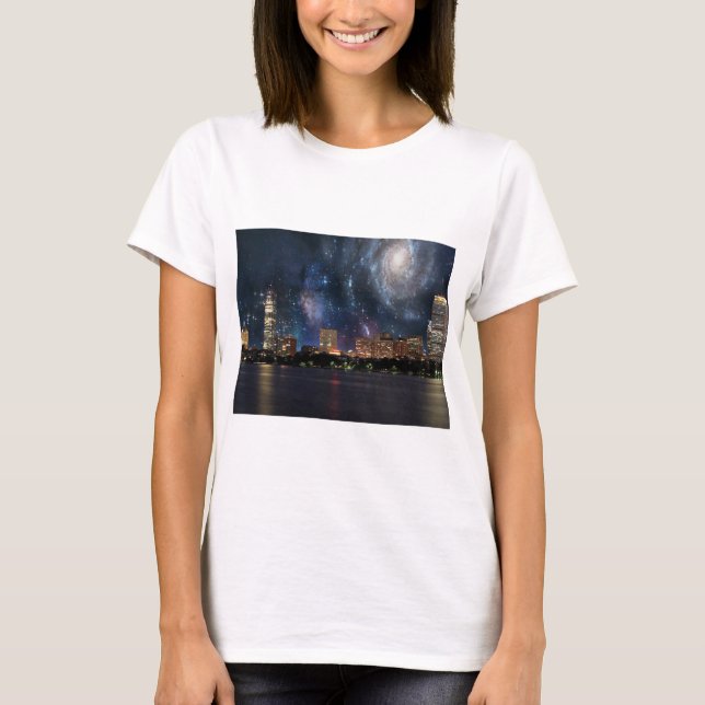 Camiseta Boston Espaçoso (Frente)