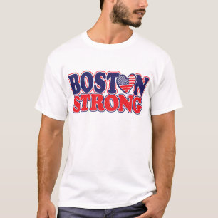 Camiseta Boston Forte com Amricah Heart