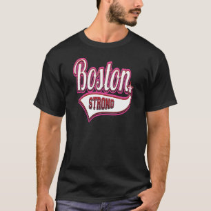 Camiseta Boston forte no rosa