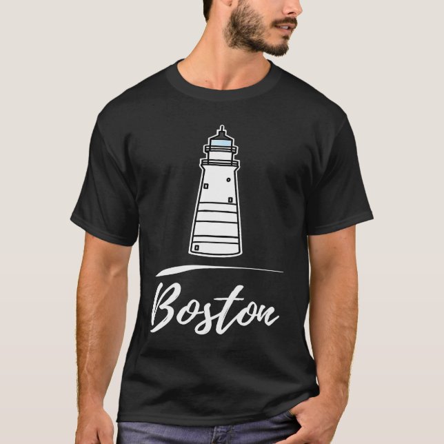 Camiseta Boston lighthouse Massachusetts (Frente)