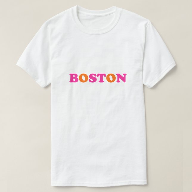 Camiseta Boston Massachusetts (Frente do Design)