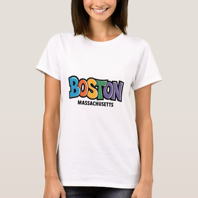 Camiseta Boston Massachusetts (Frente)
