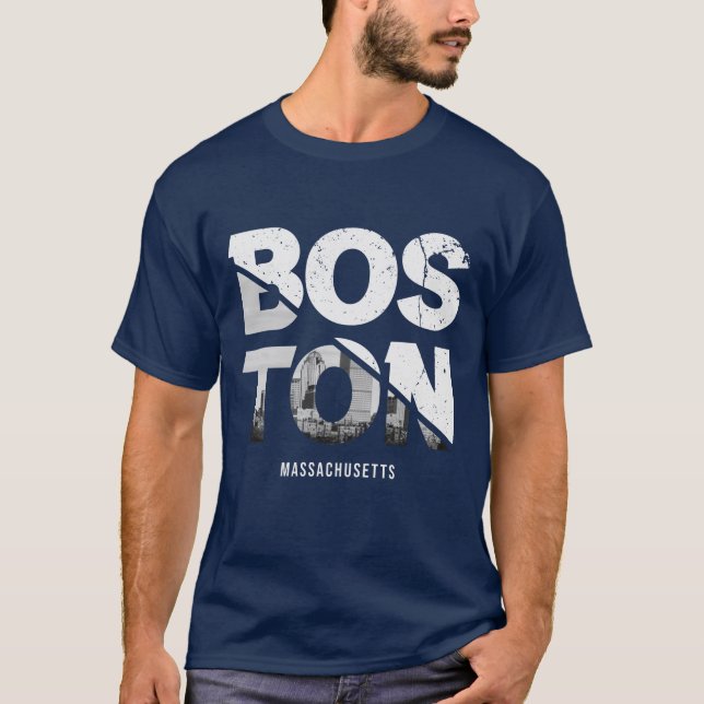 Camiseta Boston Massachusetts T-Shirt (Frente)