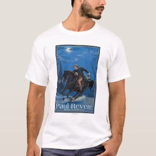 Camiseta Boston, passeio de MassachusettsPaul Revere