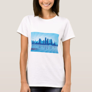 Camiseta Boston Skyline