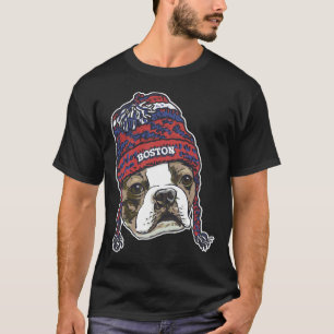 Camiseta Boston Sports Terrier Red Beanie