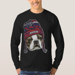 Camiseta Boston Sports Terrier Red Beanie