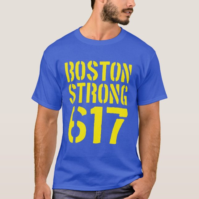 Camiseta Boston Strong 617 (Frente)