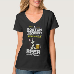 Camiseta Boston Terrier Amp Beer Boston Terrier
