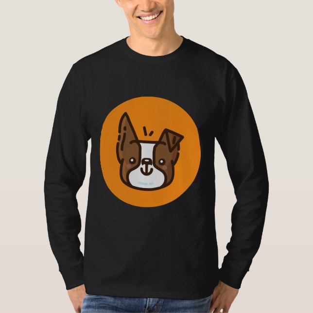 Camiseta Boston Terrier Brown (Frente)