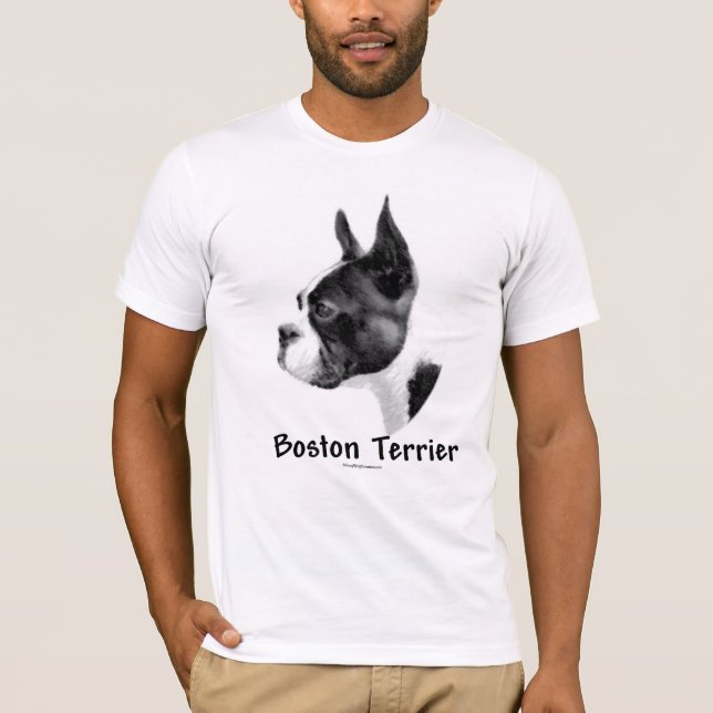 Camiseta Boston Terrier Carvão 2 (Frente)