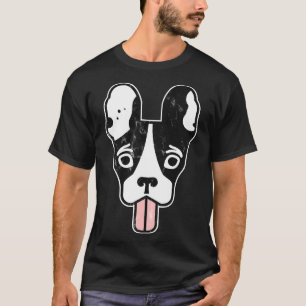 Camiseta Boston Terrier Crazy Face