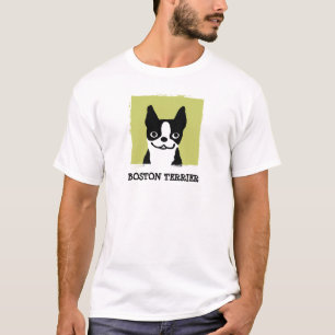 Camiseta Boston Terrier  Cuja Face Cachorra É Personalizad