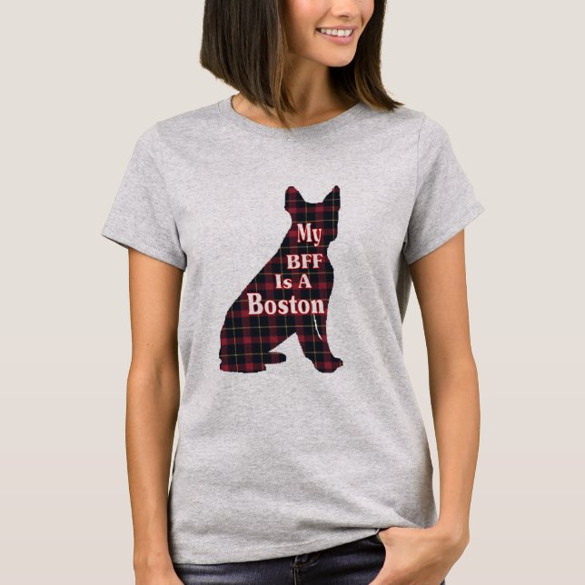Camiseta Boston Terrier dá T-Shirt (Frente)