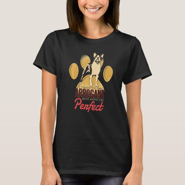 Camiseta Boston Terrier Dog Breed 161 (Frente)