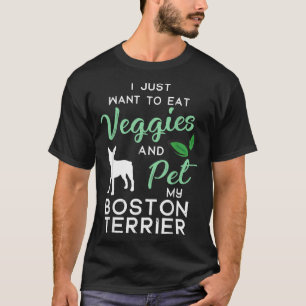 Camiseta Boston Terrier Dog Cigarro dono Xmas Aniversário