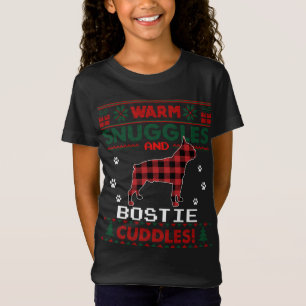 Camiseta Boston Terrier Dog Lover Gift Bostie Ugly Christma