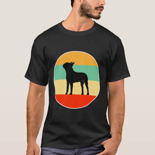 Camiseta Boston Terrier Dog Mãe Love R (Frente)