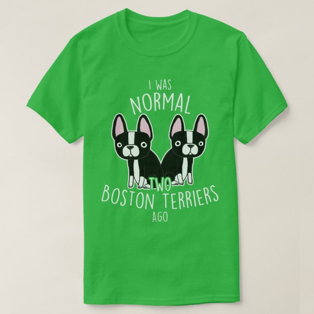 Camiseta Boston Terrier Dog Normal (Frente do Design)