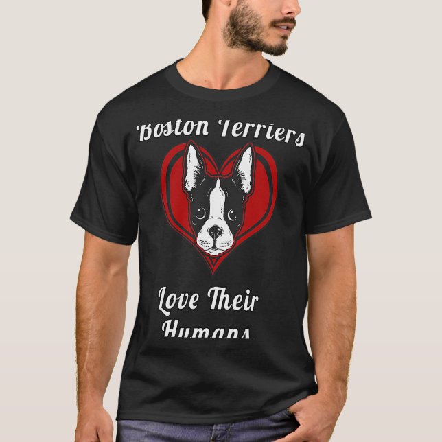 Camiseta Boston Terrier Dog Owner Boston Terriers Love Thei (Frente)