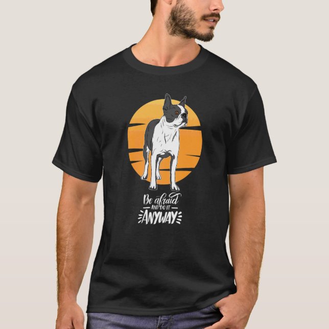 Camiseta Boston Terrier Dog Vintage (Frente)