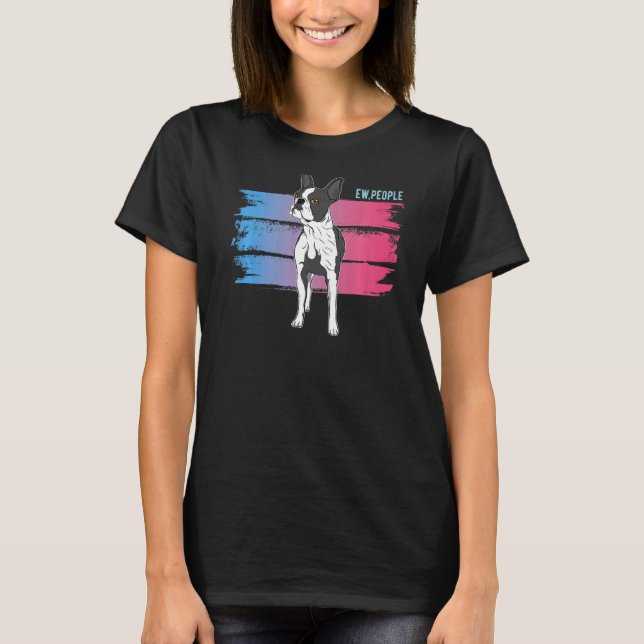 Camiseta Boston Terrier Dog Vintage 4 (Frente)