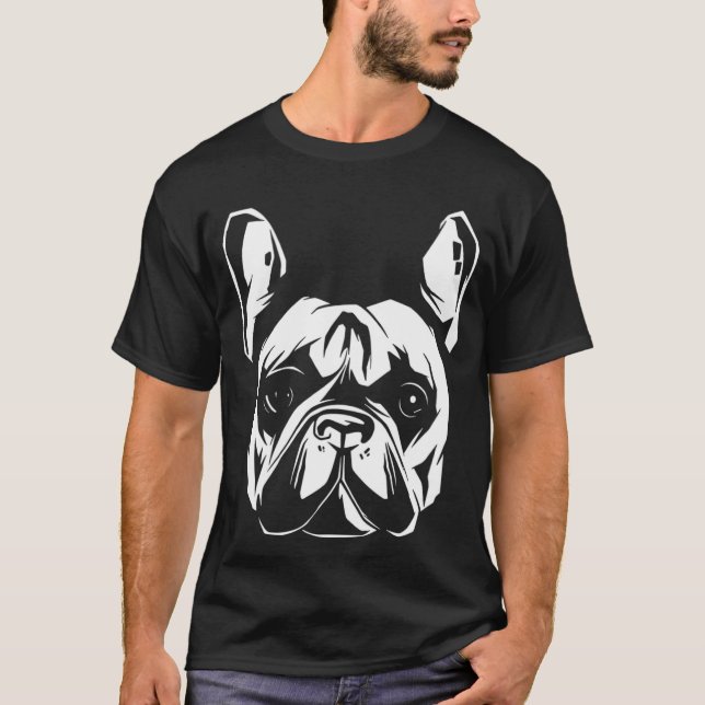 Camiseta Boston Terrier Face Dog Breed Canine Owner Whisper (Frente)