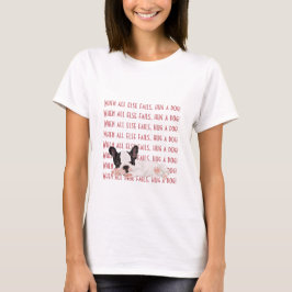 Camiseta Boston Terrier Hug a Dog!