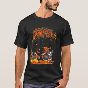 Camiseta Boston Terrier It Call Y All Autumn Pumpkin Crisp