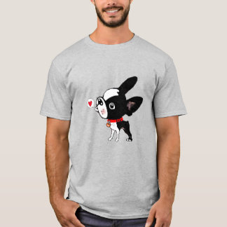 Camiseta Boston terrier latido ama Mirabelle