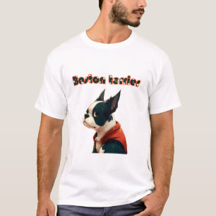 Camiseta boston terrier look