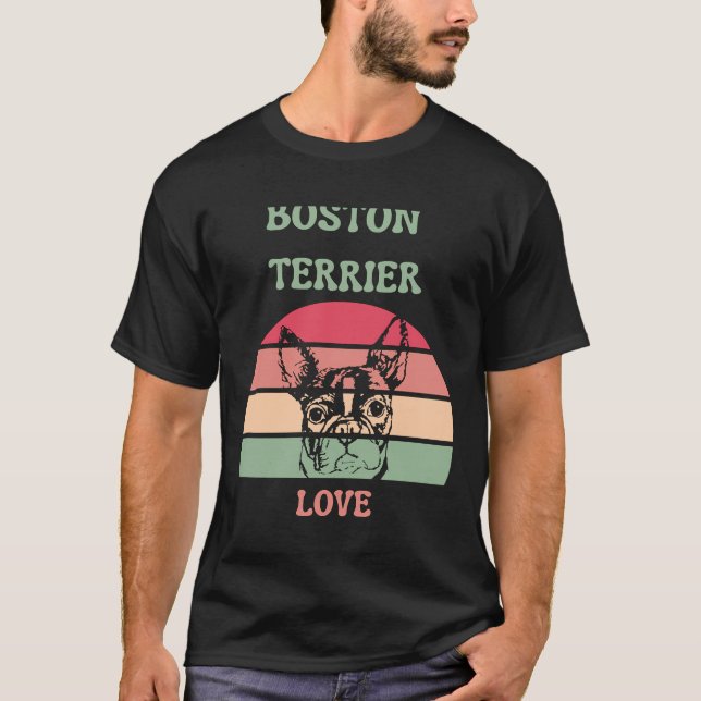 Camiseta Boston Terrier Love 160 (Frente)