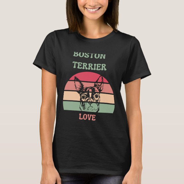 Camiseta Boston Terrier Love 160 (Frente)