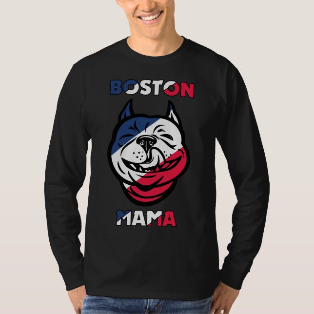 Camiseta Boston Terrier Mama 181 (Frente)