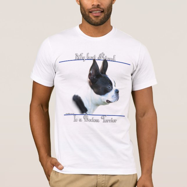 Camiseta Boston Terrier Melhor Amigo 2 (Frente)
