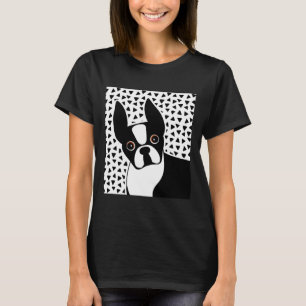 Camiseta Boston Terrier Modern Dog Art