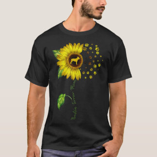 Camiseta Boston Terrier Mom Sunflower Boston Terrier Lover