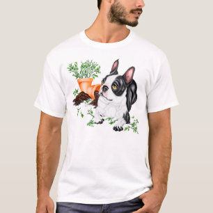 Camiseta Boston Terrier Naughty Pup T-Shirt