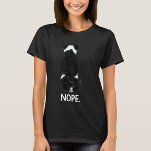 Camiseta Boston Terrier Nope Sarcastic