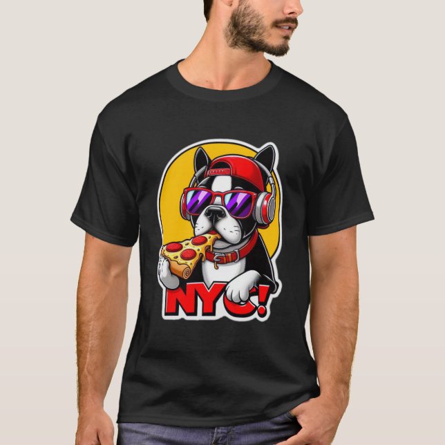 CAMISETA BOSTON TERRIER-NYC STYLE 2 (Frente)