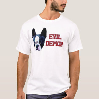 Camiseta Boston Terrier ou demónio mau?