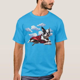 Camiseta Boston Terrier Super Hero T-Shirt