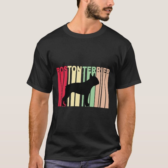 Camiseta Boston Terrier Vintage (Frente)