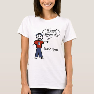 Camiseta Bostonspeak "ele Pahked o Cah…" Estacionou o