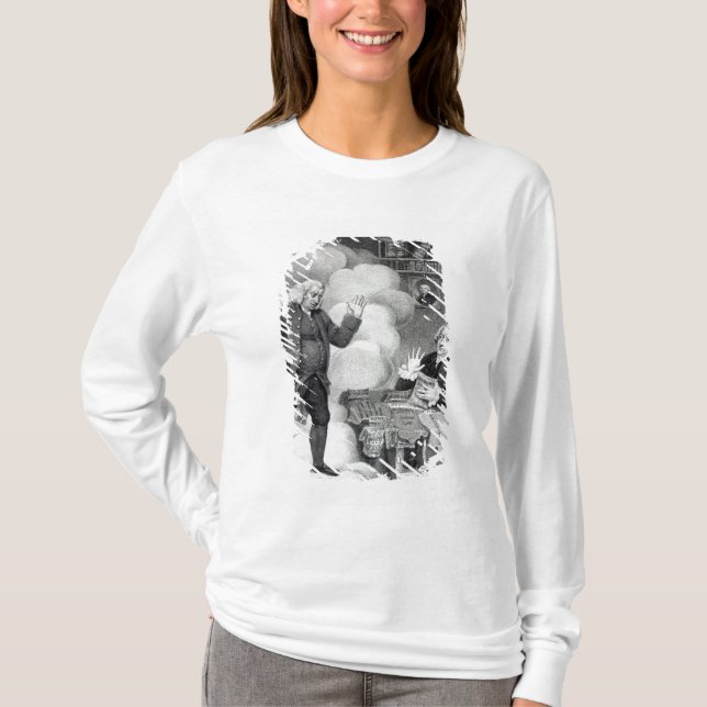Camiseta Boswell e o fantasma de Samuel Johnson (Frente)