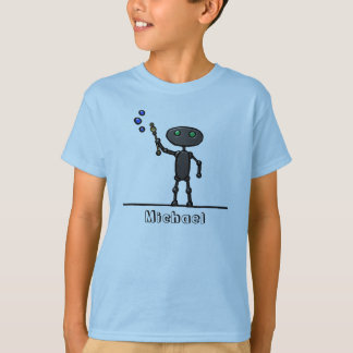 Camiseta Bot Kids T-Shirt Personalizado