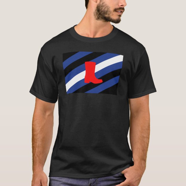Camiseta Bota Bandeira Orgulho (Frente)